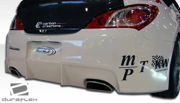 Hyundai Genesis Duraflex Hot Wheels Rear Bumper Cover - 1 Piece - 105830 thumbnail 3