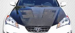 Hyundai Genesis Carbon Creations Hot Wheels Hood - 1 Piece - 105838