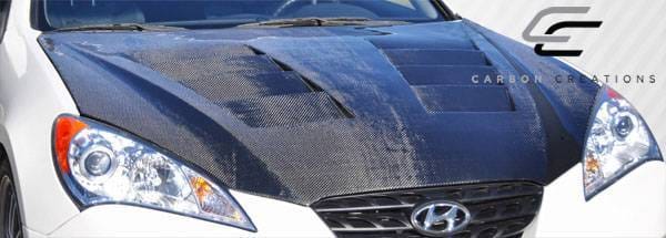 Hyundai Genesis Carbon Creations Hot Wheels Hood - 1 Piece - 105838 thumbnail 3