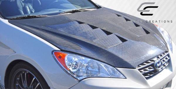 Hyundai Genesis Carbon Creations Hot Wheels Hood - 1 Piece - 105838 thumbnail 4