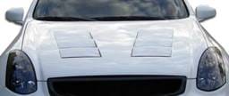 Infiniti G35 2DR Duraflex TS-1 Hood - 1 Piece - 105883
