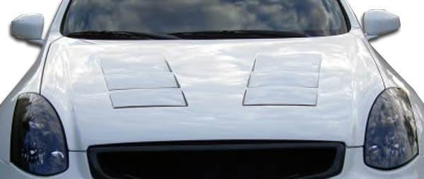 Infiniti G35 2DR Duraflex TS-1 Hood - 1 Piece - 105883