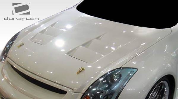 Infiniti G35 2DR Duraflex TS-1 Hood - 1 Piece - 105883 thumbnail 2