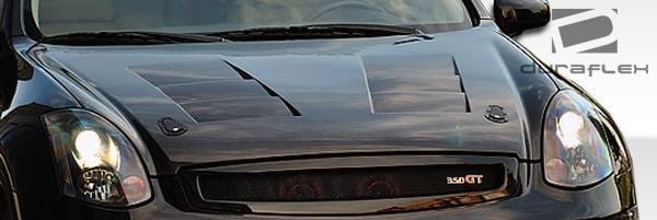 Infiniti G35 2DR Duraflex TS-1 Hood - 1 Piece - 105883 thumbnail 3