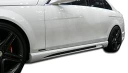Mercedes-Benz C Class Duraflex W-1 Side Skirts Rocker Panels - 2 Piece - 106106