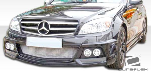 Mercedes-Benz C Class Duraflex W-1 Side Skirts Rocker Panels - 2 Piece - 106106 thumbnail 4