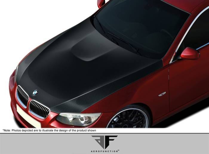 BMW 3 Series Convert AF2 Aero Function CFP Body Kit Hood 107899 thumbnail 2