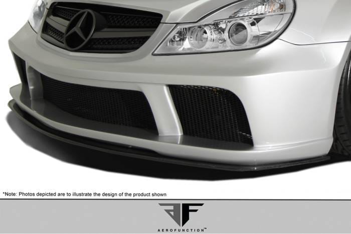 Mercedes SL AF-1 Series Aero Function Front Bumper Lip Body Kit 108020 thumbnail 2