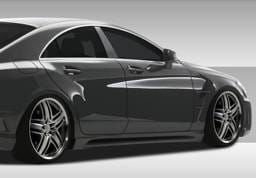 Mercedes CLS Eros Version 1 Duraflex Side Skirts Body Kit 108438