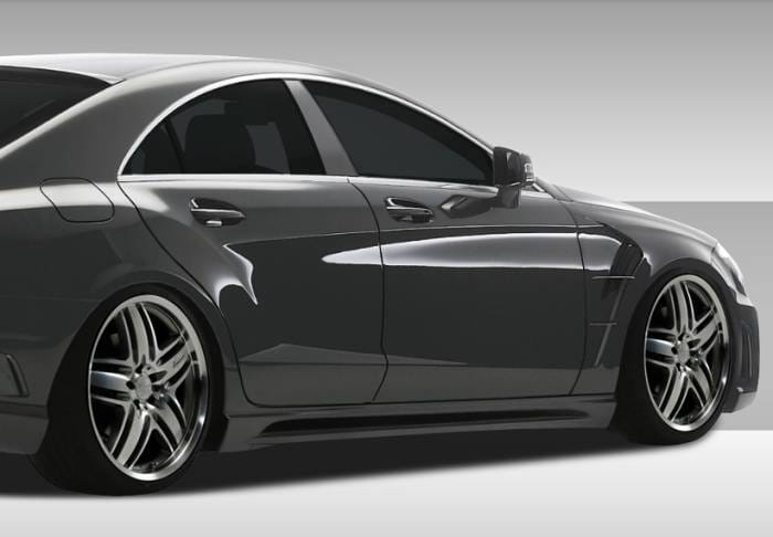 Mercedes CLS Eros Version 1 Duraflex Side Skirts Body Kit 108438