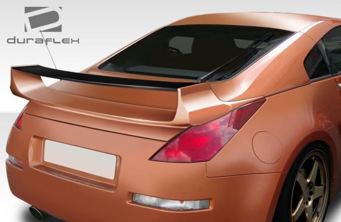 Nissan 350Z Duraflex Vader 3 Rear Wing Trunk Lid Spoiler - 1 Piece - 108080 thumbnail 2