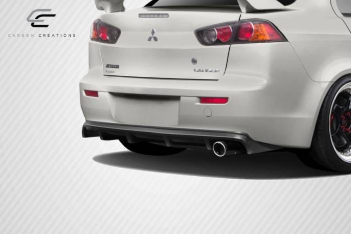 Mitsubishi Lancer Carbon Creations M Power Rear Diffuser - 1 Piece - 109421 thumbnail 2