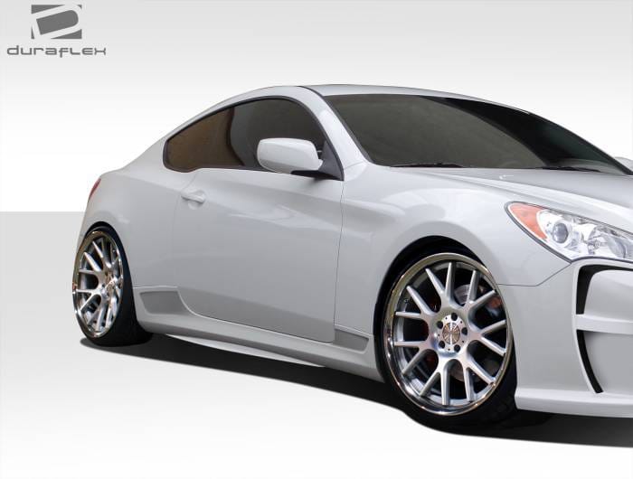 Hyundai Genesis Duraflex Duraflex VG-R Side Skirt Rocker Panels - 2 Piece - 109638 thumbnail 2