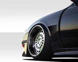 Nissan 240SX Duraflex V-Speed Wide Body Front Fenders - 2 Piece - 109516