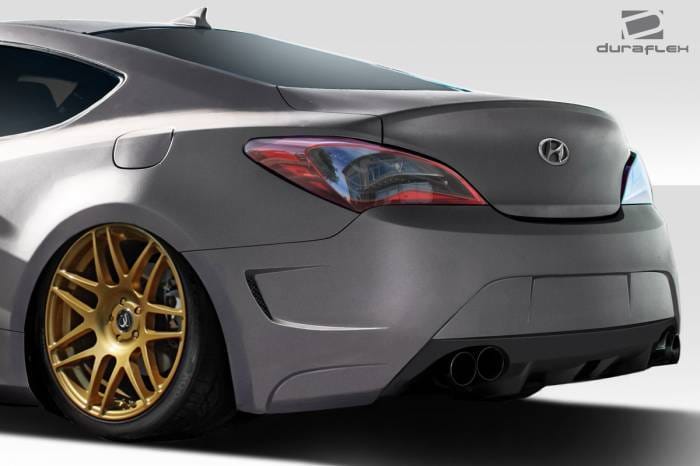 Hyundai Genesis Duraflex AM-S GT Rear Bumper Cover - 1 Piece - 109596 thumbnail 2