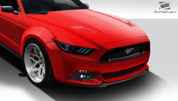 Ford Mustang Duraflex Grid Wide Body Front Fender Flares - 4 Piece - 112566 thumbnail 9