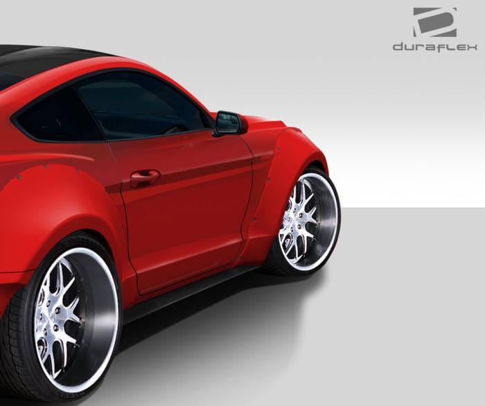 Ford Mustang Duraflex Grid Wide Body Front Fender Flares - 4 Piece - 112566 thumbnail 10