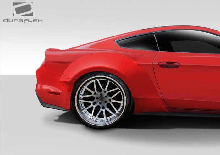 Ford Mustang Duraflex Grid Wide Body Rear Fender Flares - 4 Piece - 112567 thumbnail 10