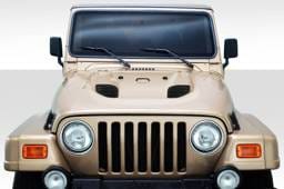 Jeep Wrangler Power Dome Duraflex Body Kit- Hood 113012