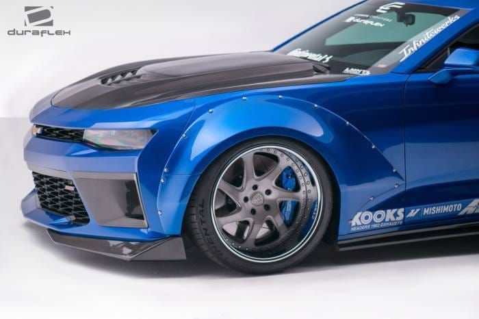 Chevrolet Camaro Grid Duraflex Front Fender Flares 113018 thumbnail 3