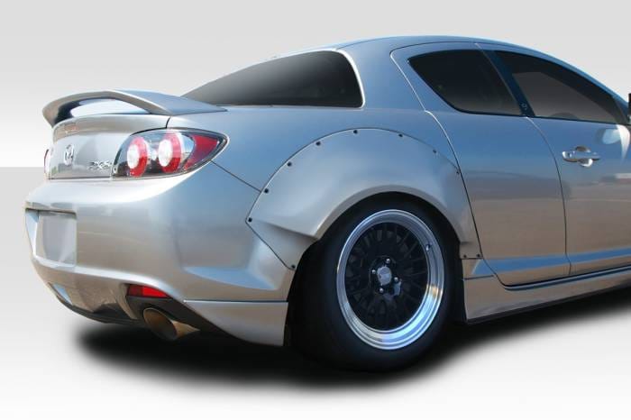 Mazda RX8 RBS Duraflex Rear Fender Flares 114362 thumbnail 2