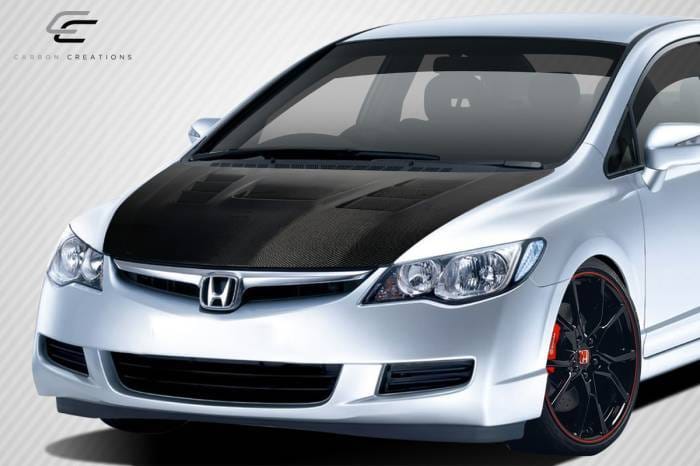 Honda Civic 4DR Supremo DriTech Carbon Fiber Body Kit- Hood!!! 114055 thumbnail 2