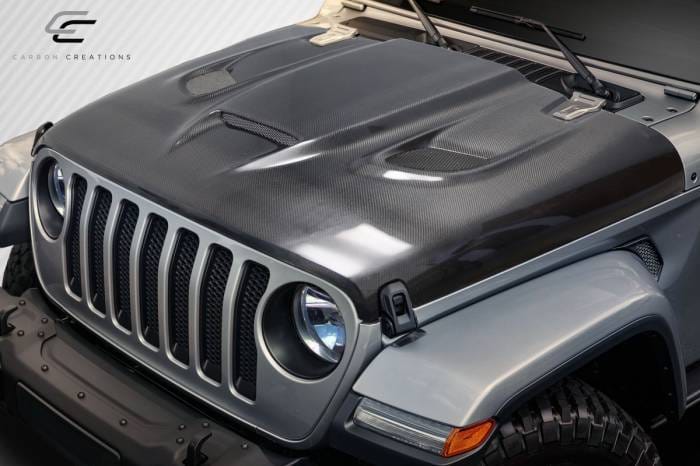 Jeep Wrangler Hellcat Carbon Fiber Creations Body Kit- Hood 115008 thumbnail 2