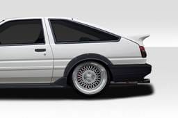 Toyota Corolla HB O-Style Duraflex 35MM Rear Fender Flares 114833