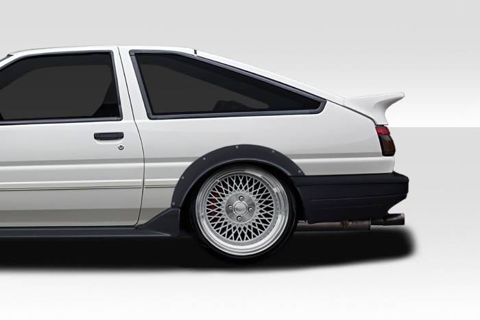 Toyota Corolla HB O-Style Duraflex 35MM Rear Fender Flares 114833