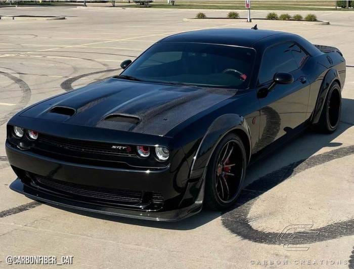Dodge Challenger Redeye Look Carbon Fiber Creations Body Kit- Hood 115257 thumbnail 2
