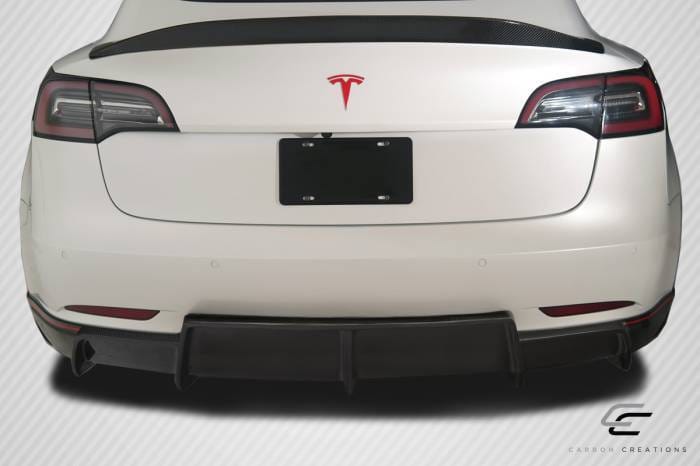 Tesla Model 3 GT Concept Carbon Fiber Rear Bumper Diffuser Body Kit 115468 thumbnail 5
