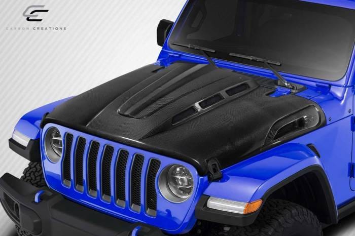 Jeep Wrangler Avenger Carbon Fiber Creations Body Kit- Hood 115894 thumbnail 2