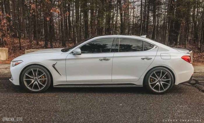 Genesis G70 MSR Carbon Fiber Creations Side Skirts Body Kit 116270 thumbnail 3