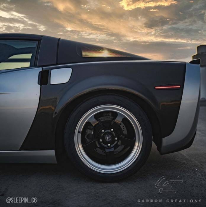 Chevrolet Corvette Carbon Creations ZR Edition Rear Fenders - 2 Piece - 105776 thumbnail 3
