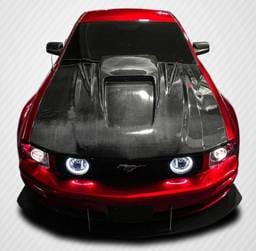 Ford Mustang Carbon Creations Spyder3 Hood - 1 Piece - 104171