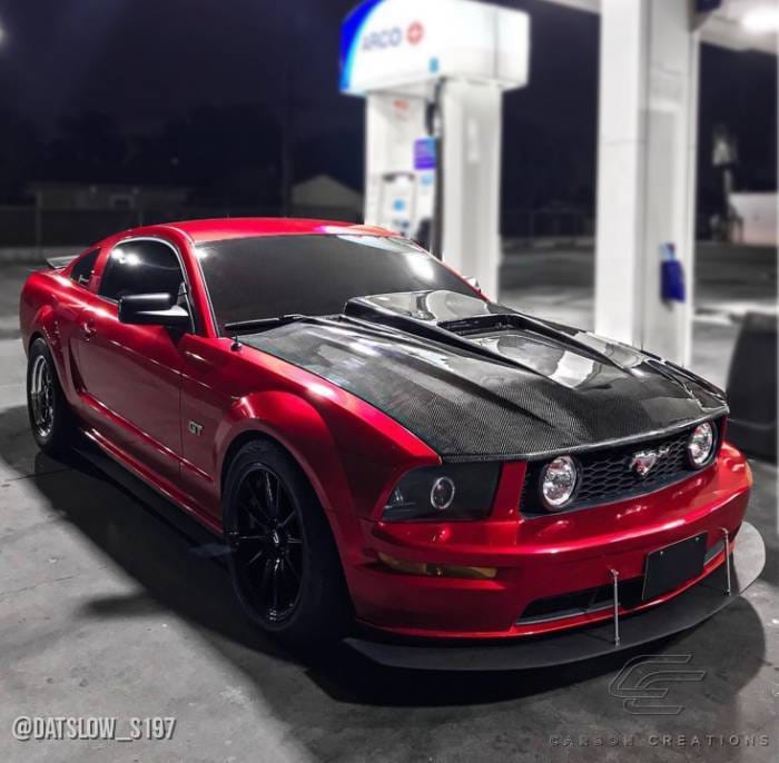 Ford Mustang Carbon Creations Spyder3 Hood - 1 Piece - 104171 thumbnail 4