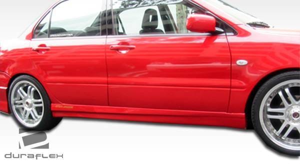 Mitsubishi Lancer Duraflex Walker Side Skirts Rocker Panels - 2 Piece - 100372 thumbnail 4
