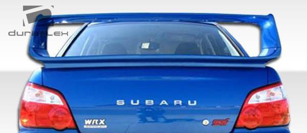 Subaru WRX Duraflex STI Look Wing Trunk Lid Spoiler - 1 Piece - 100601 thumbnail 5
