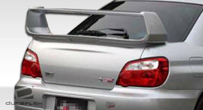 Subaru WRX Duraflex STI Look Wing Trunk Lid Spoiler - 1 Piece - 100601 thumbnail 6
