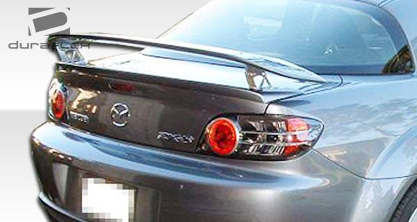 Mazda RX-8 Duraflex M-1 Speed Wing Trunk Lid Spoiler - 3 Piece - 100585 thumbnail 4