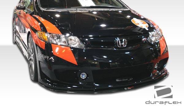 Honda Civic 4DR Duraflex B-2 Front Bumper Cover - 1 Piece - 103518 thumbnail 2