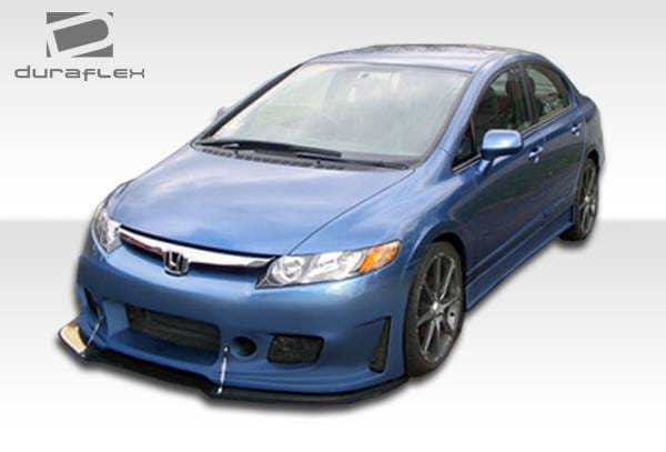 Honda Civic 4DR Duraflex B-2 Front Bumper Cover - 1 Piece - 103518 thumbnail 7