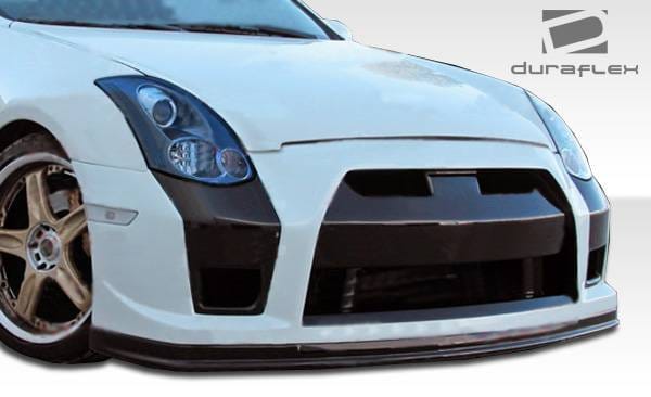 Infiniti G35 2DR Duraflex GT-R Front Bumper Cover - 1 Piece - 104358 thumbnail 4