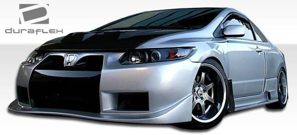 Honda Civic 2DR Duraflex GT500 Wide Body Front Fenders - 2 Piece - 105248 thumbnail 2
