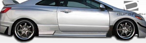 Honda Civic 2DR Duraflex GT500 Wide Body Front Fenders - 2 Piece - 105248 thumbnail 6