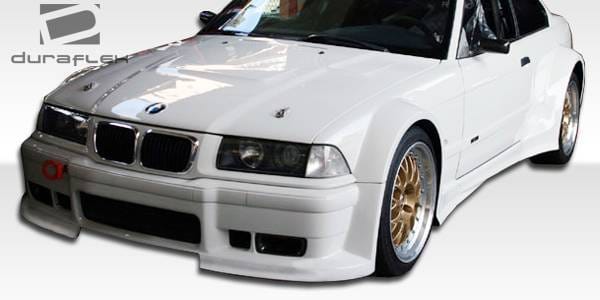 BMW 3 Series 2DR Duraflex GT500 Wide Body Front Bumper Cover - 1 Piece - 105335 thumbnail 2