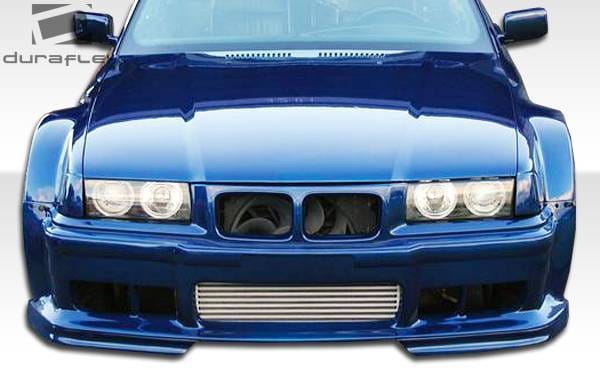 BMW 3 Series 2DR Duraflex GT500 Wide Body Front Bumper Cover - 1 Piece - 105335 thumbnail 5