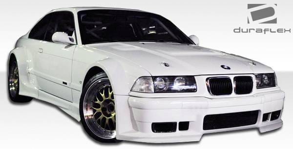 BMW 3 Series 2DR Duraflex GT500 Wide Body Front Fenders - 2 Piece - 105338 thumbnail 2