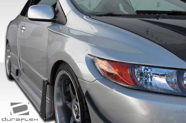 Honda Civic 2DR Duraflex GT500 Wide Body Side Skirts Rocker Panels - 2 Piece - 105689 thumbnail 7