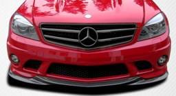Mercedes-Benz C63 AMG Duraflex L-Sport Front Under Spoiler Air Dam Lip Splitter - 1 Piece - 107153